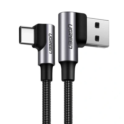 Immagine di UGREEN Cavo USB C A 90 Gradi, Type Ricarica Rapida 3A Compatibile con iPhone 16/15 Plus Pro Max, Galaxy S24/S23/S22, Pixel 9/8, PS5, Drone, ecc. 2m