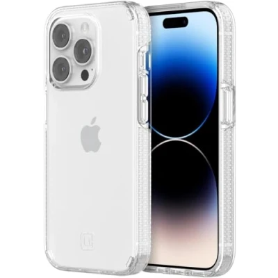 Immagine di Incipio Custodia serie Duo per iPhone 14 Pro, 3,7 m, protezione contro le cadute, trasparente (IPH 2033 CLR)