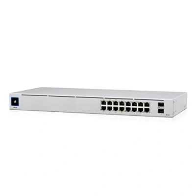 Immagine di Ubiquiti Networks, switch US 16 150W a 2 livelli con (16) porte Gigabit Ethernet e (2) SFP