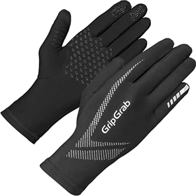 Immagine di GripGrab Running UltraLight Thin Full Finger Summer Touchscreen Gloves Highly Breathable Lightweight Race Trail Marathon Jogging