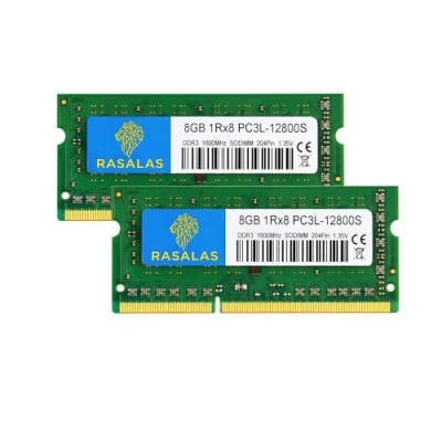 Immagine di 16GB 1Rx8 PC3L 12800S 11 RAM, Kit 2X8 GB DDR3L 1600MHz SODIMM Memorie Per portatile, DDR3 RAM 1.35V CL11 204 Pin PC3 12800 8 NON ECC