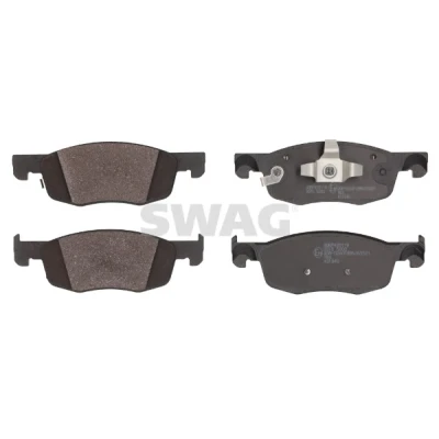 Immagine di SWAG Kit pastiglie freno Assale anteriore con segnalatore acustico usura 33 10 9110 TOYOTA: Yaris IV, Aygo X, MAZDA: 2 Hatchback
