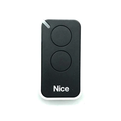 Immagine di Nice Era Inti telecomando COMPATIBILE 2 tasti 433,92 Mhz rolling code sostituisce radiocomando Very VR ONE ON1 ON2 e FLOR FLO2R S FLO1R apricancello NERO