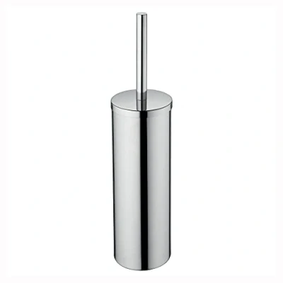 Immagine di Ideal Standard A9108MY Serie IOM portascopino per installazione a pavimento, acciao inossidabile