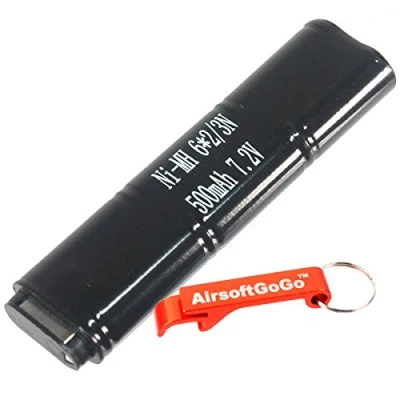 Immagine di CYMA 7.2V 500mAh Ni MH Micro Battery for CM030 CM121 CM122 CM123 Marui 18C, P8, M93R AEP AEG by AirsoftGoGo