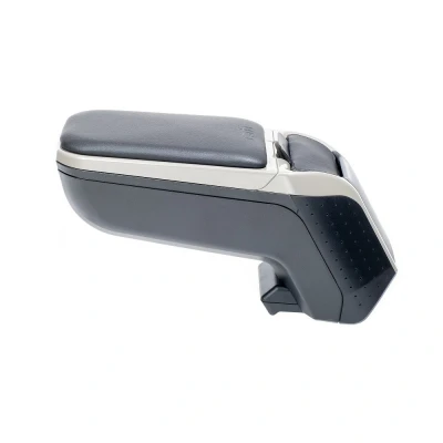 Immagine di ARMSTER 2 Rati bracciolo centrale adatto per OPEL CORSA F 2020, argento con vano portaoggetti I che si adatta alla console