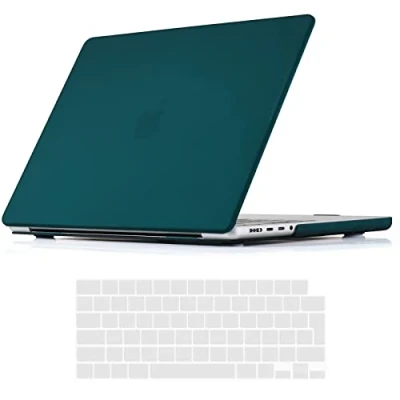Immagine di iNeseon Custodia Compatibile con 2021 2024 MacBook Pro 14 Pollici M4 M3 M2 M1 Pro/Max A3112 A3185 A3401 A2918 A2992 A2779 A2442, Protettiva Cover Rigida Case e Copertura Tastiera, Alzavola Profonda