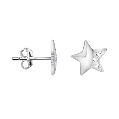 Immagine di SOFIA MILANI Orecchini da Donna in Argento 925 con Pietra Zircone a Perno Stella 20854