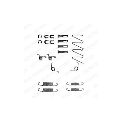 Immagine di Kit accessori, Ganasce freno DELPHI LY1193