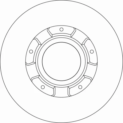 Immagine di TRW DF6963S Disco freno 308 16 5 160 pieno verniciato con anello sensore ABS FORD: Transit Custom V362 Bus, Van