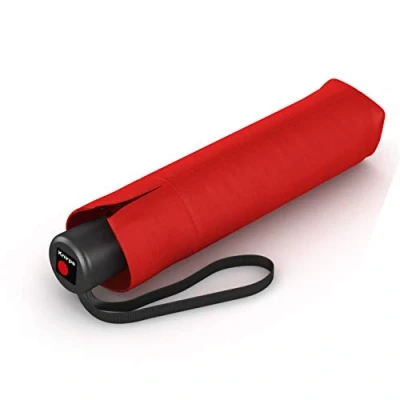 Immagine di Ombrello tascabile Knirps A.050 Medium Manual Compatto e resistente alle intemperie Stabile Antivento Rosso