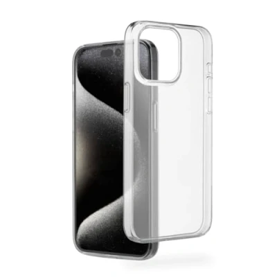 Immagine di Hama Always Clear Backcover per cellulare Apple iPhone 15 Pro Trasparente Compatibile con MagSafe