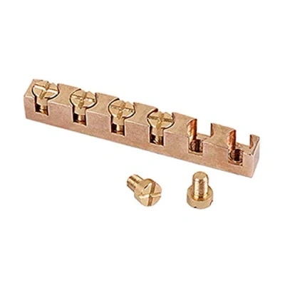Immagine di Alnicov Dado per chitarra in ottone regolabile altezza da 43 mm basso elettrico TL ST a 6 corde