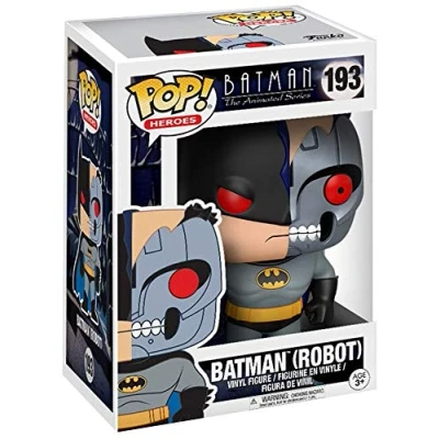 Immagine di Funko 13645 Pop! Vinile Animated Batman Figure Robot W/Chase