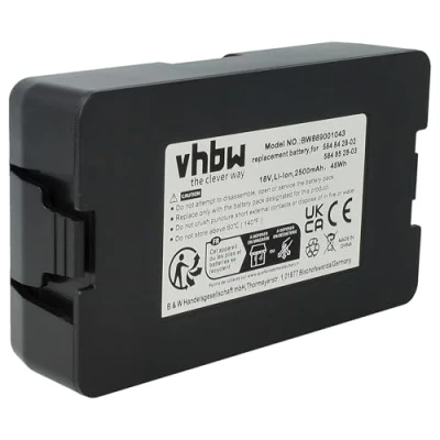 Immagine di vhbw 1x batteria sostituisce McCulloch 5902142 03, 590 21 42 02, 584 85 28 05, 02 per robot tagliaerba 2500mAh 18V Li Ion