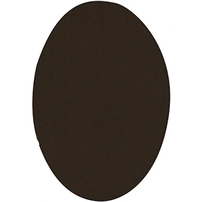 Immagine di ginocchiere elastiche per abbigliamento Toppe riparare i vestiti. 6 gomitiere o di 9 x 13 cm. Colore: marrone