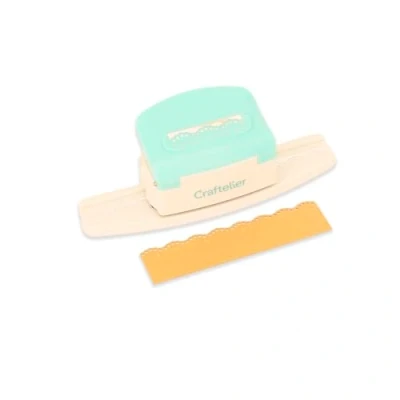 Immagine di Craftelier Perforatrice a Pressione per la Realizzazione di Bordi Puntini su Carta e Cartoncino Appositamente lo Scrapbooking L&#039;Artigianato Dimensioni Circa 15 x 5,02 cm