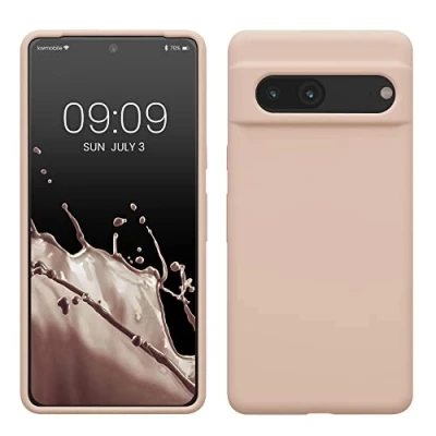 Immagine di kwmobile Cover per Google Pixel 7 Custodia Back Case Smartphone in Silicone TPU Protezione Gommata coconut swirl