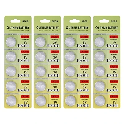 Immagine di Fortune CR2025 3V Lithium Battery,Electronic Button Cell batteries for Toys Calculators Watches Led Light Candles (20 pcs)