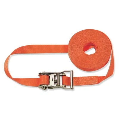 Immagine di Braun 1000 1 600 Cinghia 2000 daN, monopezzo, lunghezza 6 m, larghezza 35 mm, con dente di arresto, colore: Arancione