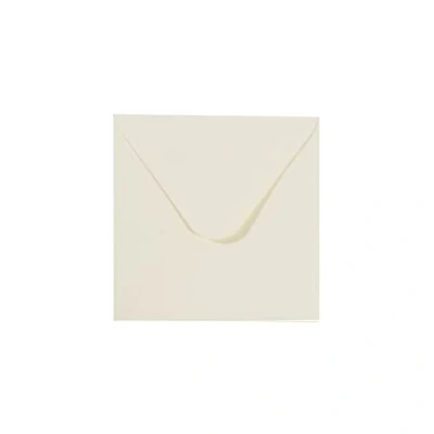 Immagine di Buste Florence Avorio 120 g sigillabili con Striscia Adesiva 9, 5 x 9,5 cm Trama di Lusso Semplici per la Creazione Biglietti e Accessori Scrapbook