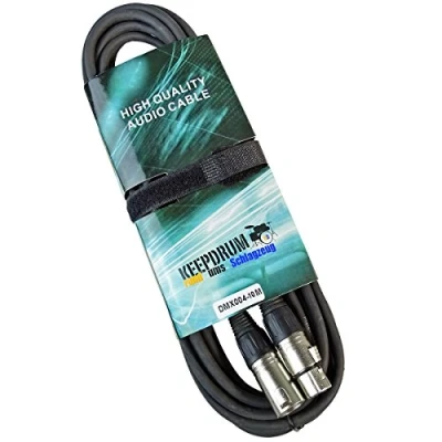 Immagine di keepdrum DMX Cavo di controllo XLR a 3 poli, 100 Ohm, 10 m