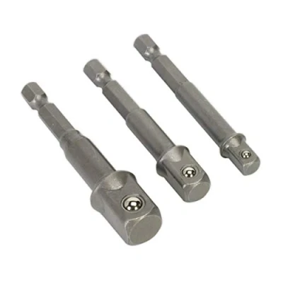Immagine di SEALEY AK4929 Serie di inserti adattatori quadro 6,3 (1/4&quot;), 10 (3/8&quot;), 12,5 (1/2&quot;) 3 1/4 75, 65 (x2) Acciaio al cromo vanadio