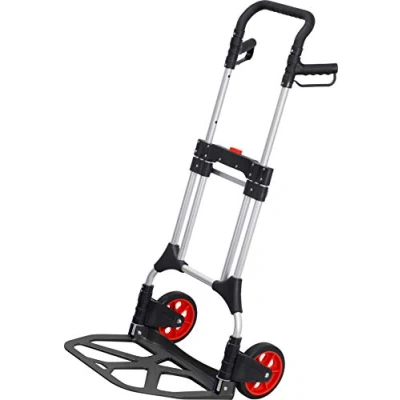 Immagine di Metafranc WU8985710 Carrellino pieghevole, regolabile in altezza Alluminio/Plastica Capacità di carico (max.): 200 kg