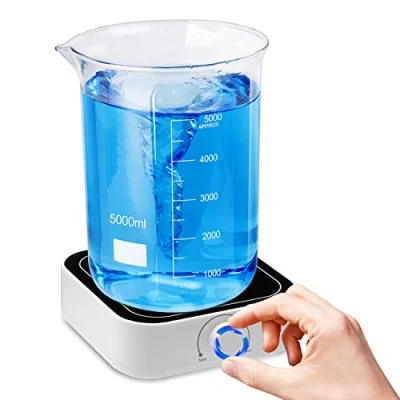 Immagine di PRECIPETTE 500 3000rpm Agitatore Magnetico 5L Miscelatore Mescolatori Magnetici da Laboratorio 5000ml magnetic stirrer 145mm