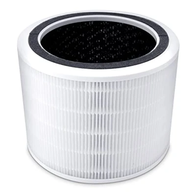 Immagine di LEVOIT filtro dell&#039;aria di ricambio per purificatore d&#039;aria Core 200S, HEPA, ai carboni attivi ad alta efficienza e prefiltro, contro allergie, fumo polline, 200S RF
