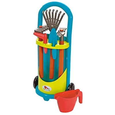 Immagine di Ecoiffier 4339 Piccolo Giardiniere ripieno Attrezzi da Giardino per Bambini a Partire 18 Mesi, Multicolore, 60 x 40 cm, 3280250043393