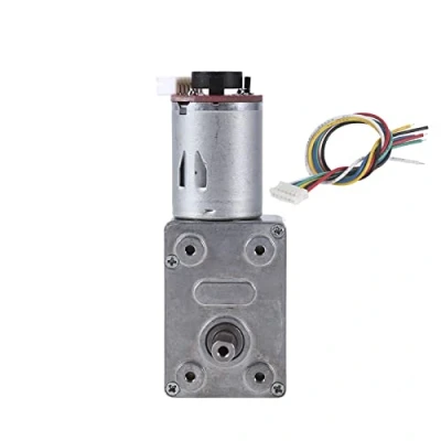 Immagine di FTVOGUE Motore DC Motor 12V Motoriduttore a vite senza fine con innesto Encoder Srong autobloccante(100RPM)