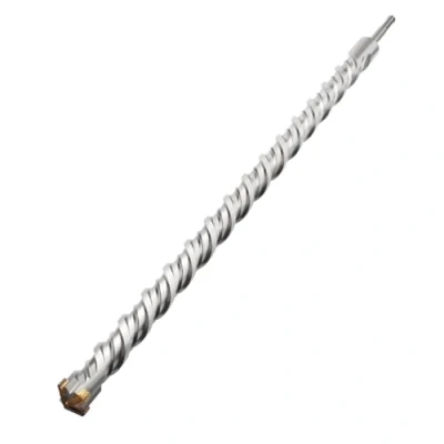 Immagine di Punta per trapano SDS Plus, 32 x 600 mm, con 4 tagli in metallo duro, ideale la foratura su pietra, cemento, pietra naturale, muro di mattoni