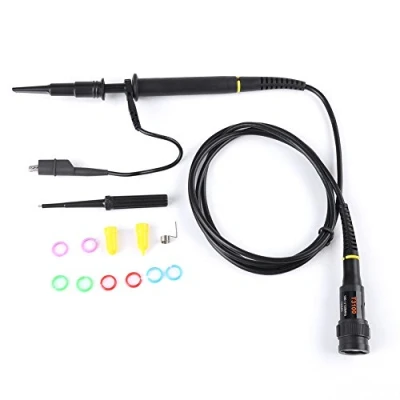 Immagine di T3100 X100 100MHz Sonda Oscilloscopio Kit Puntali da Test Cavo con Clip a coccodrillo di prova Mini Grabber per Oscilloscope