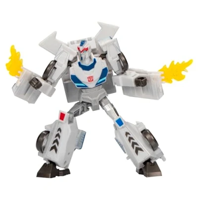 Immagine di Transformers EarthSpark Deluxe Class Prowl Action figure robot da 12 cm, si converte in passaggi, giocattoli interattivi per ragazzi ragazze dai 6 anni su