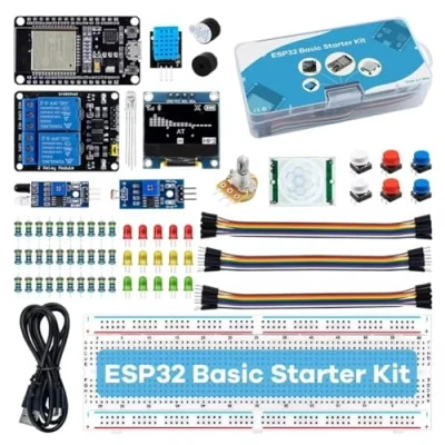 Immagine di TECNOULAB 1 pz Kit di base per principianti ESP32 apprendimento scheda sviluppo WiFi Bluetooth ESP 32S