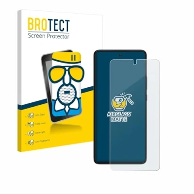 Immagine di brotect Pellicola Vetro Opaca per Motorola Edge 30 Protezione Schermo [Anti Riflesso, Durezza 9H]