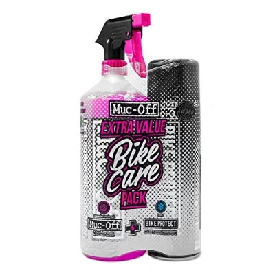 Immagine di Muc Off Bike Care Duo Kit Pulizia Bici per Pulire e Proteggere la tua Include 1 Litro di Detergente 500 ml Spray Protettore Post Lavaggio