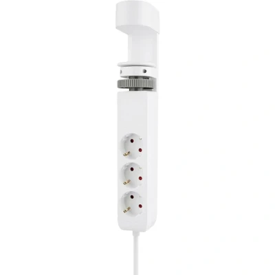Immagine di Neomounts Tischsteckdose mit Klemme 3 fach/230V/USB A/2xUSB C/wei? (Tavolo), Supporto per monitor, Bianco