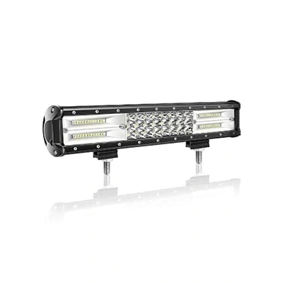 Immagine di Willpower Barra LED Fuoristrada 38cm 216W Luce a 12V Combinazione di Fascio Spot e Inondazione Impermeabile Fari da Lavoro Trattore Auto Veicoli 4x4 Atv UtV 4WD