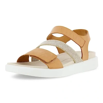 Immagine di ECCO Flowt W, Sandali Piatti Donna, Marrone (Lion), 35 EU