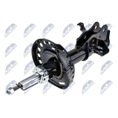 Immagine di NTY A HD 031 Ammortizzatore Assale anteriore Sx pressione del gas doppio tubo tipo McPherson Spina superiore, Collare inferiore