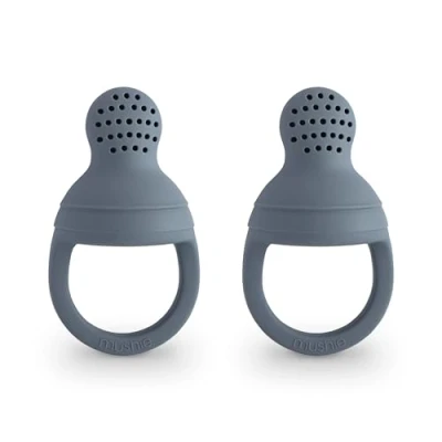 Immagine di mushie Ciuccio per alimenti e frutta fresca in silicone bambini 6 mesi+(Tradewinds)