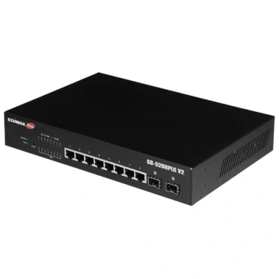 Immagine di EDIMAX GS 5208PLG V2 Switch di rete 8+2 porte