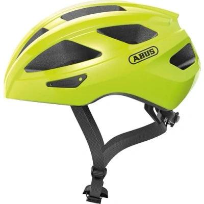Immagine di ABUS Macator Casco da ciclismo bici sportiva Per principianti uomo e donna Giallo, Taglia S