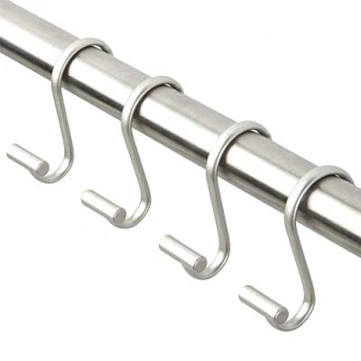 Immagine di iDesign T Bar Ganci Doccia, Set di 12, Metallo, Argento, 29.25x15.25x3.25 cm