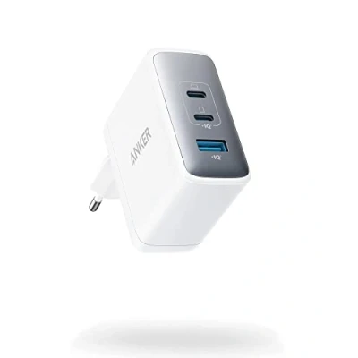 Immagine di caricabatterie USB C Anker 100 W, 736 (Nano II W), 3 porte per MacBook Pro/Air, Google Pixelbook, ThinkPad, Dell XPS, iPad Pro, Galaxy S22/S20, iPhone 13/Pro e altro