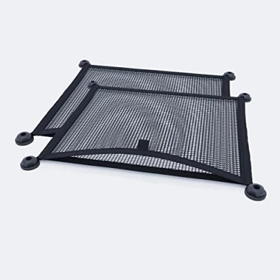 Immagine di Vicera rete portaoggetti, per bagagli, Organizzatore camper, autobus, barche, set da 2 pezzi, colore nero