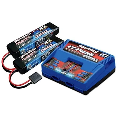 Immagine di Traxxas EZ Peak Plus Dual +2x LiPo Akku Caricatore per modellismo 8 A LiPo, NiMH Spegnimento Minus Delta U, Rilevamento della batteria, Controllo
