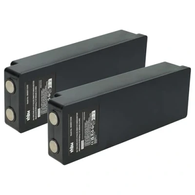 Immagine di vhbw 2x batteria compatibile con Palfinger EEA2512, 960, 790, 590, RC400 Radiocomando Industriale, Telecomando (2000mAh, 7,2V, NiMH) Nero